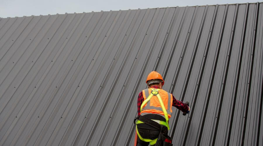 Professional metal roof installation services in Ayrshire, IA